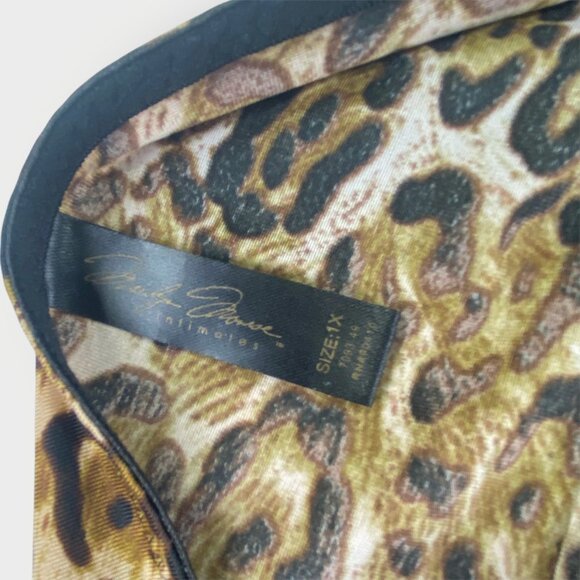 Marilyn Monroe Womens Slip Dress | 1X | Animal Print Lace | Sexy Boudoir - Picture 3 of 8